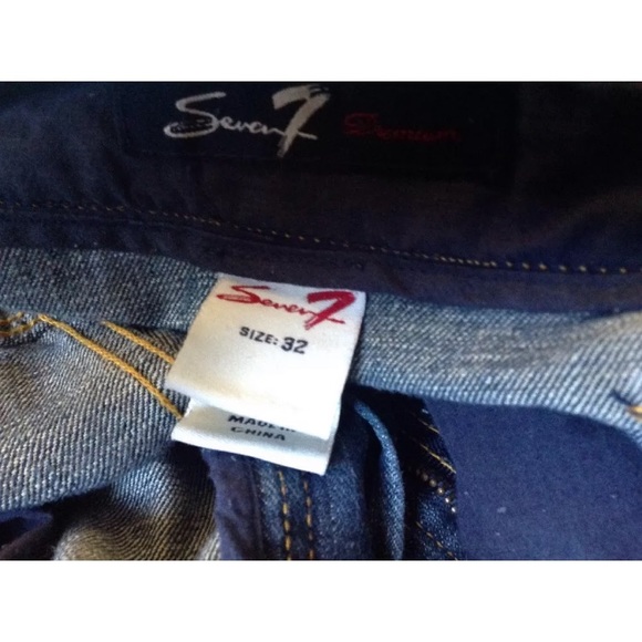 Seven 7 Premium Loop Embroidered Pockets Jeans 32 - Picture 5 of 8